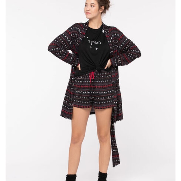 NWT Fair Isle Cozy Robe - Picture 10 of 12